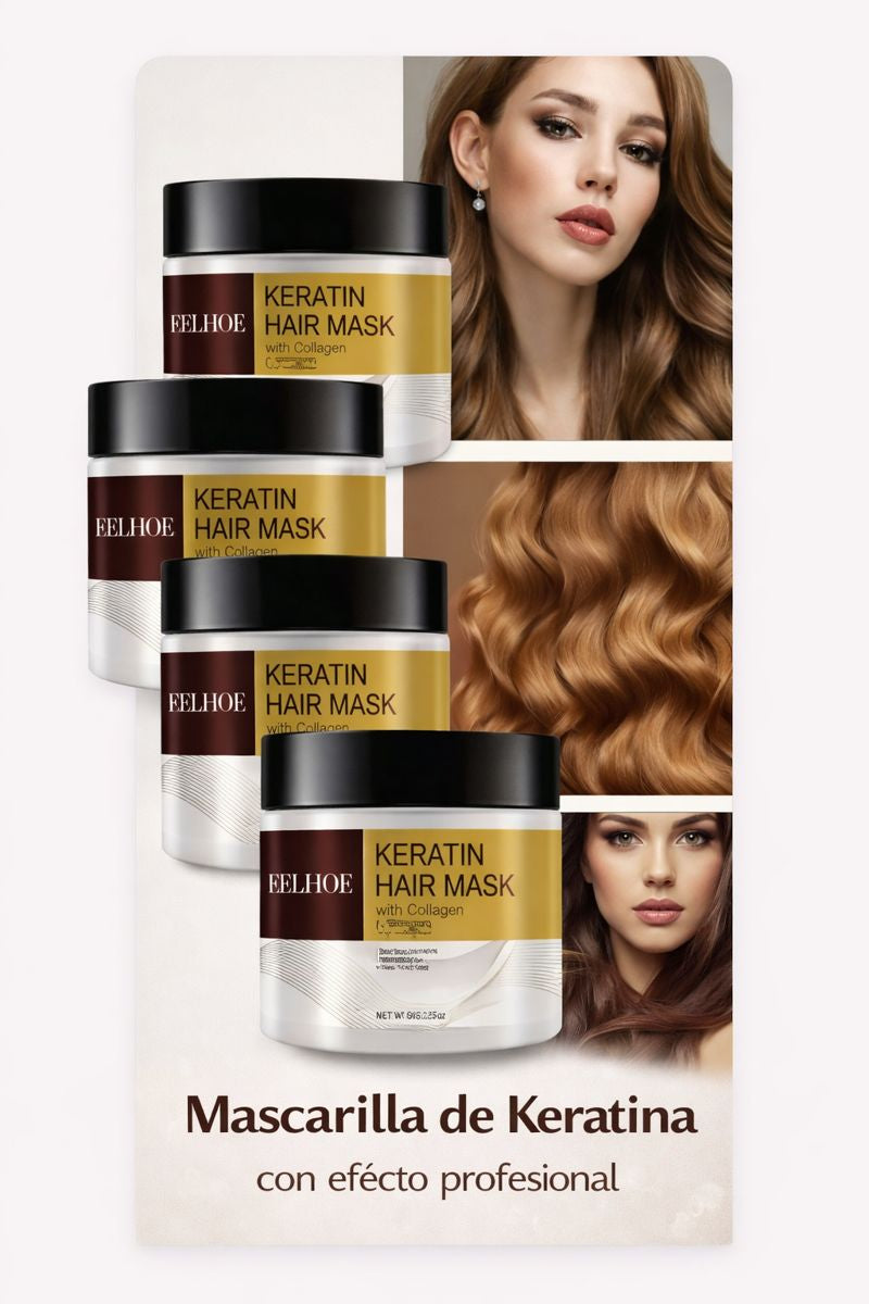 Tratamiento de Keratina Intensivo Para un Cabello Suave, Brillante y Manejable